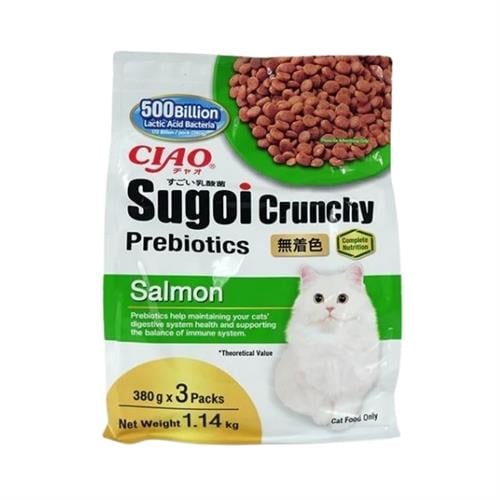Inaba Ciao Sugoi Crunchy Somonlu Prebiyotik Kedi Maması