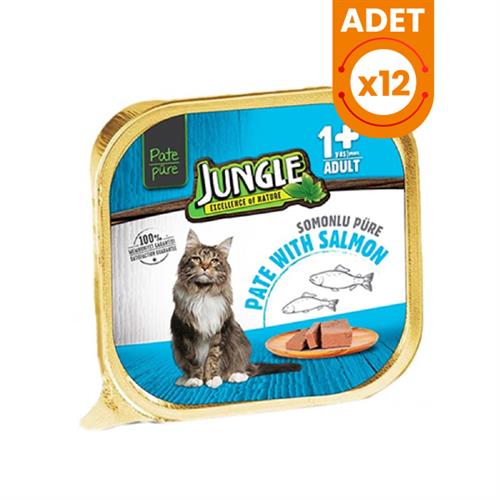 Jungle Balıklı Pate Yetişkin Konserve Kedi Maması