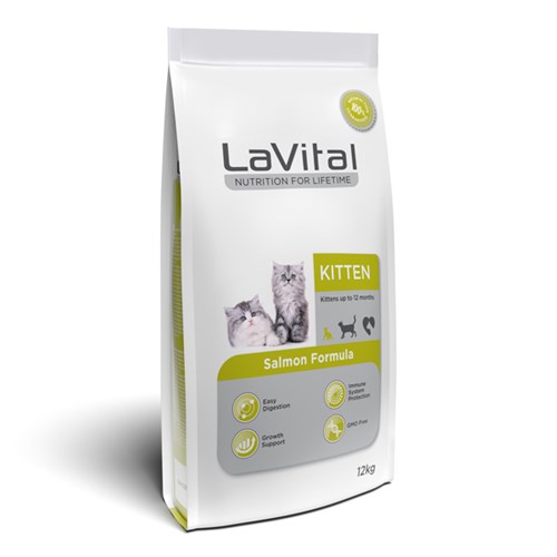 Lavital Kitten Somonlu Yavru Kedi Maması