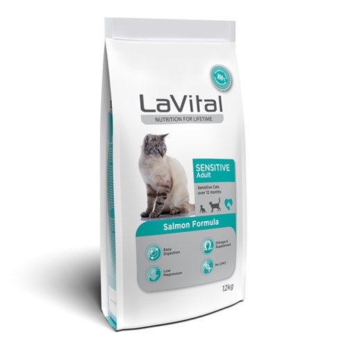 Lavital Sensitive Somonlu Yetişkin Kedi Maması