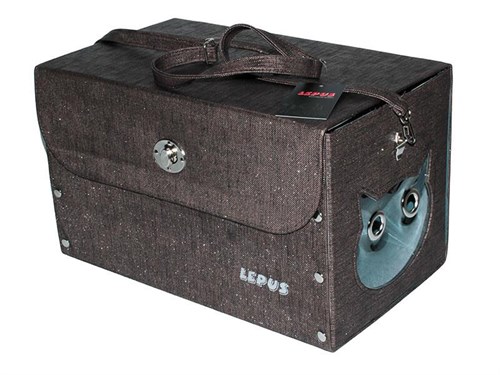 Lepus Style Bag Kedi Taşıma Çantasıı Kahve 25x40x25h