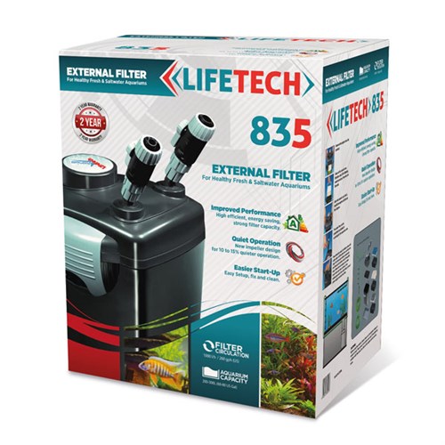 Life Tech Dış Filtre Siyah Kova İçi Dolu