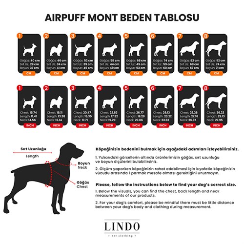 Lindo Dogs Air Puff Powder Köpek Montu