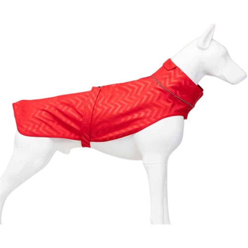 Lindo Dogs Softshell Red Stripe Köpek Yağmurluğu