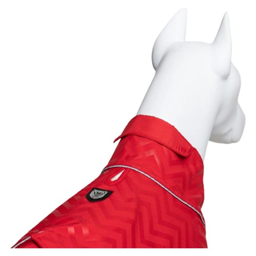 Lindo Dogs Softshell Red Stripe Köpek Yağmurluğu