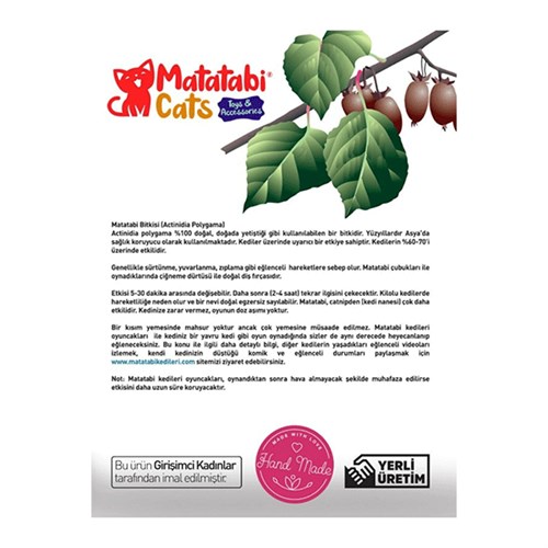 Matatabi Cats Sticky Peluş Kedi Oyuncağı