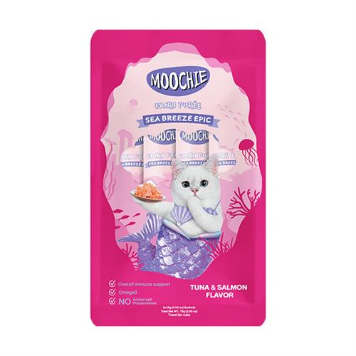 Moochie Ton Balıklı ve Somonlu Sıvı Kedi Ödülü