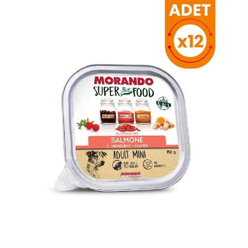 Morando Super Food Somonlu Küçük Irk Pate Yetişkin Köpek Konservesi