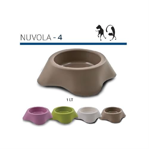 Mp Bergamo Nuvola 4 Plastik Köpek Mama ve Su Kabı