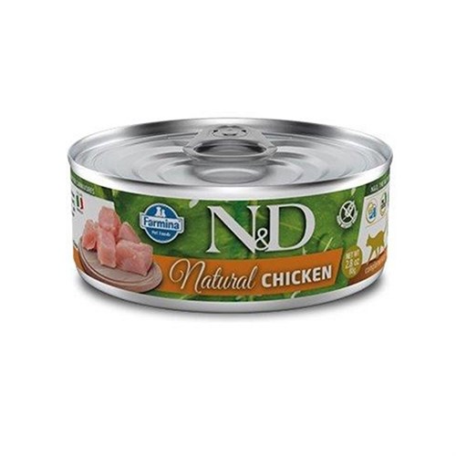 N&D Natural Tavuklu Yetişkin Konserve Kedi Maması