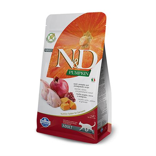 N&D Pumpkin Balkabaklı Bıldırcın ve Narlı Yetişkin Kedi Maması