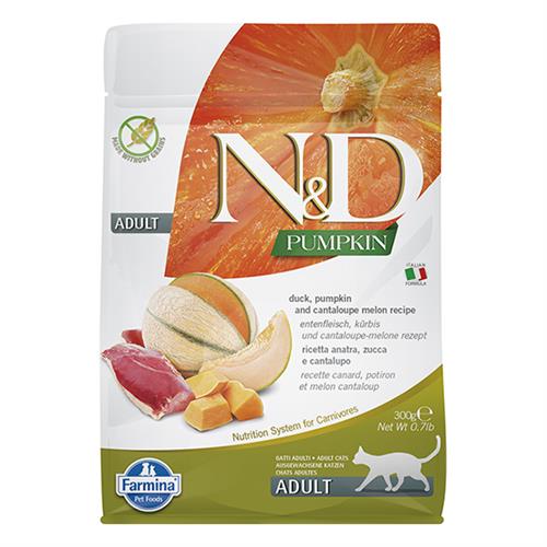 N&D Pumpkin Balkabaklı Ördek ve Kavunlu Yetişkin Kedi Maması