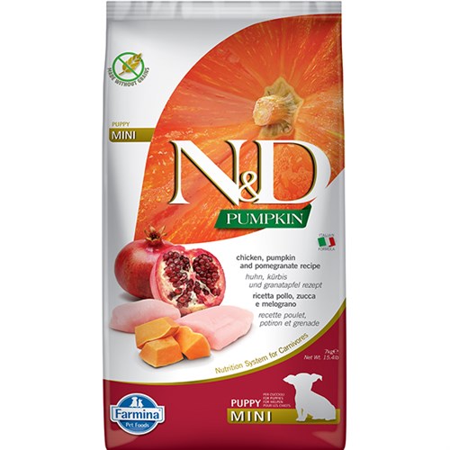 N&D Pumpkin Tavuk ve Narlı Mini Yavru Köpek Maması