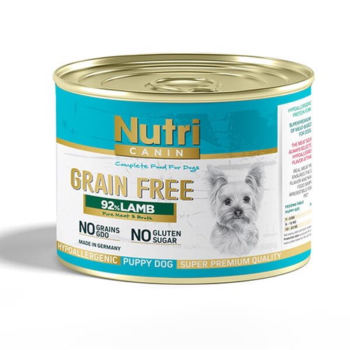 Nutri Canin Pupy %94 Tahılsız Kuzu Etli Yavru Konserve Köpek Maması