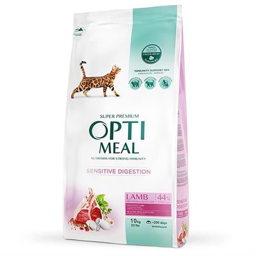 Optimeal Sensitive Digestion Kuzu Etli Yetişkin Kedi Maması