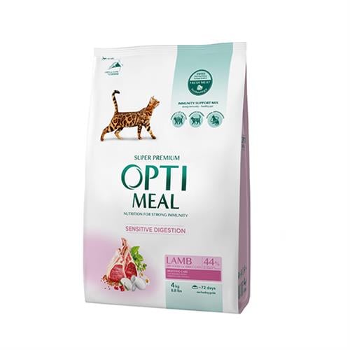 Optimeal Sensitive Digestion Kuzu Etli Yetişkin Kedi Maması