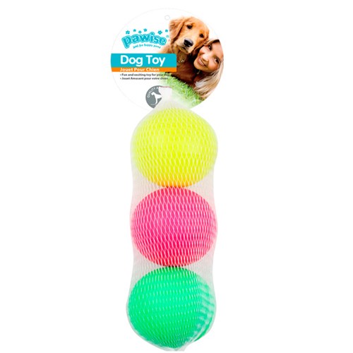Pawise Sünger Parlak Renk Köpek Top Oyuncağı