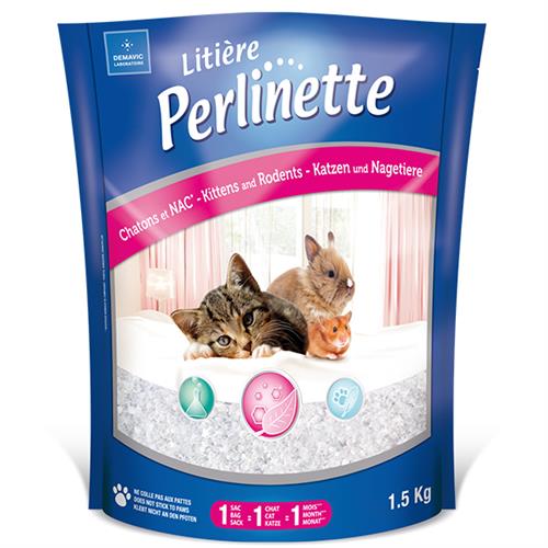 Perlinette Kitten Rodent Yavru Kedi ve Kemirgen Kristal Kumu