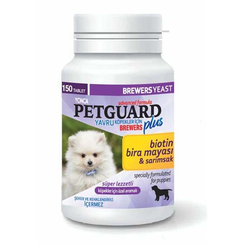 Petguard Biotin ve Sarımsaklı Bira Mayası Yavru Köpek Vitamini
