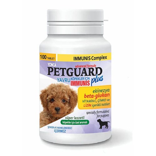 Petguard Plus Beta Glukan Immunis Ekinezyalı Yavru Köpek Vitamini
