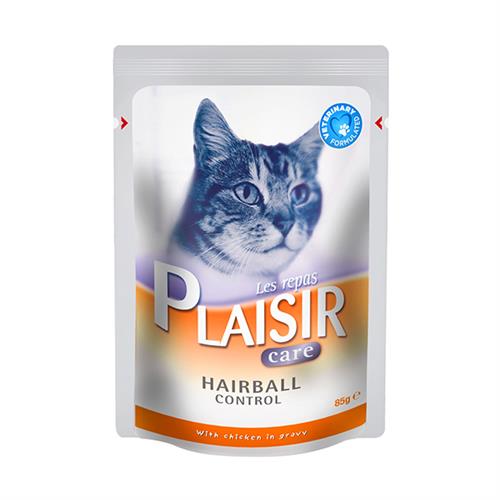 Plaisir Care Hairball Tavuklu Pouch Konserve Kedi Maması