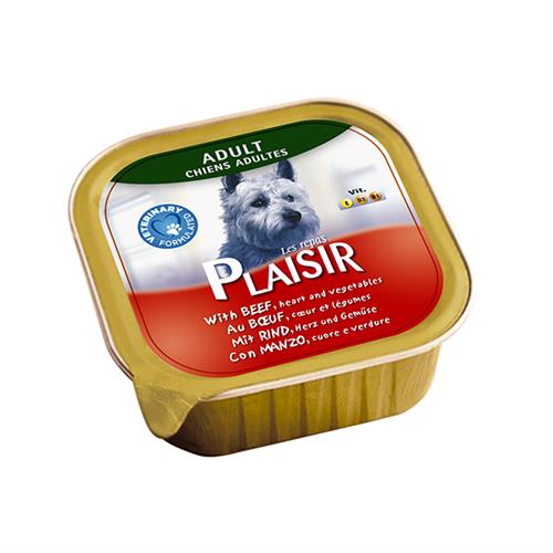 Plaisir Sığır Etli Sebzeli Pate Konserve Köpek Maması