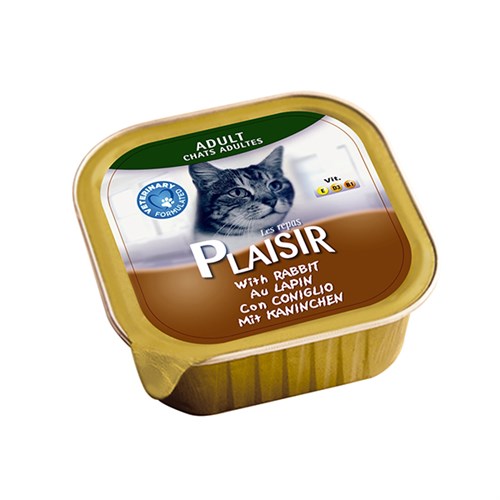 Plaisir Tavşanlı Pate Konserve Kedi Maması