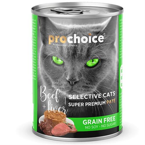 Pro Choice Selective Biftek ve Ciğerli Yetişkin Konserve Kedi Maması