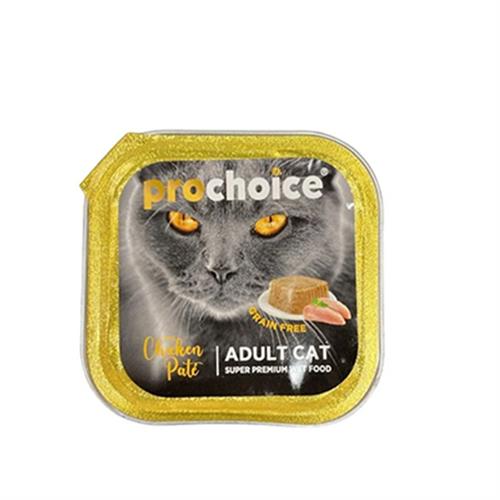 Prochoice Adult Pate Tavuklu Alu Tray Yetişkin Konserve Kedi Maması