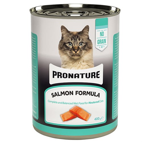 Pronature Tahılsız Somonlu Kısırlaştırılmış Konserve Kedi Maması