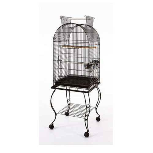 Qh Pet Cage Sehpalı Açılır Çatılı Papağan Kafesi