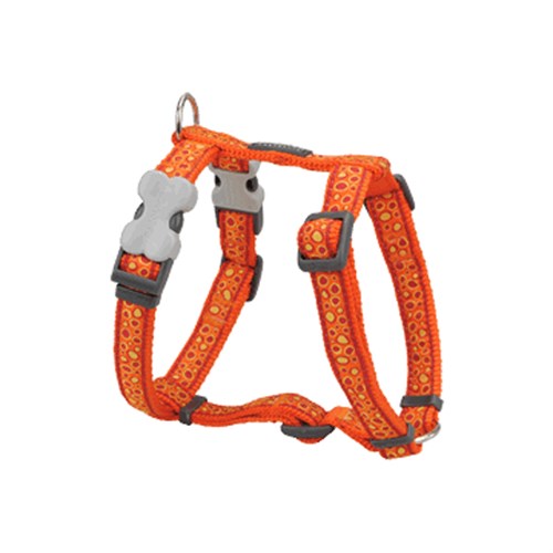 Red Dingo Harness Bedrock Desenli Köpek Göğüs Tasması