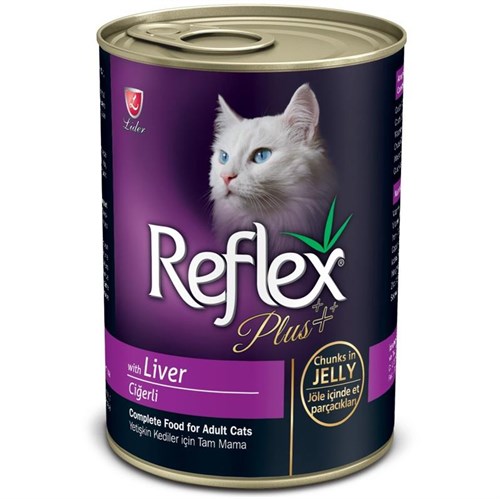 Reflex Plus Jöle İçinde Ciğerli Kedi Konservesi 400 Gr