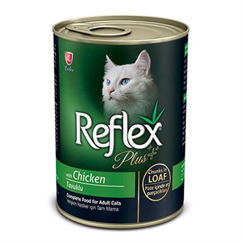 Reflex Plus Kıyılmış Tavuklu Konserve Yetişkin Kedi Maması