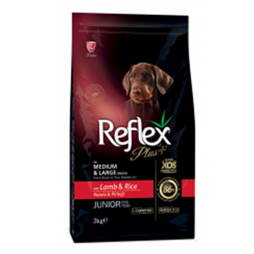Reflex Plus Kuzulu Orta ve Büyük Irk Yavru Köpek Maması