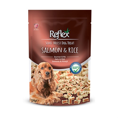 Reflex Semi Moist Somon ve Pirinç Kalpli Köpek Ödül Maması