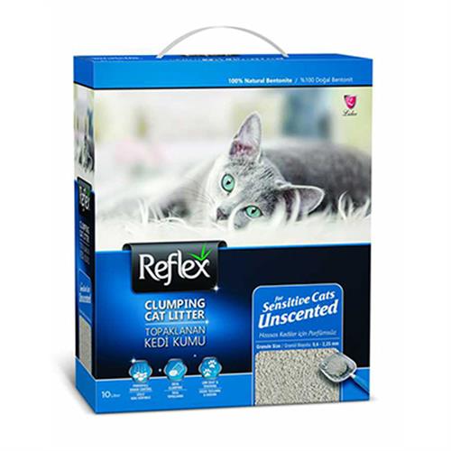 Reflex Sensitive Kokusuz Bentonit Doğal Kedi Kumu