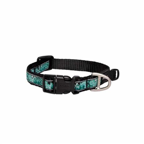 Rogz Fancy Dress Halsband Karışık Desenli Köpek Boyun Tasması Siyah/Yeşil Extra