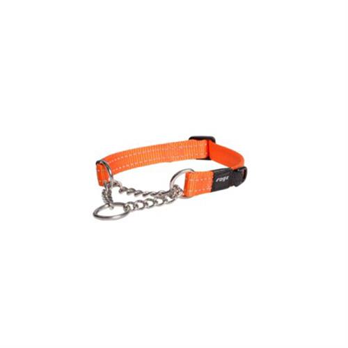 Rogz Utility Control Chain Halsband Kontrol Zicirli Köpek Boyun Tasması Turuncu