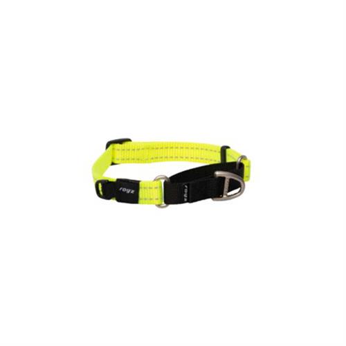 Rogz Utility Control Web Halsband Güvenlikli Dokuma Köpek Boyun Tasması Sarı