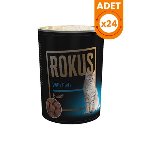 Rokus Balıklı Yetişkin Konserve Kedi Maması