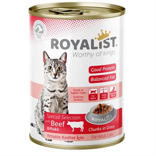 Royalist Biftekli Gravy Yetişkin Konserve Kedi Maması