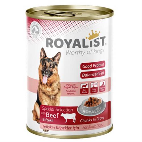 Royalist Biftekli Gravy Yetişkin Konserve Köpek Maması
