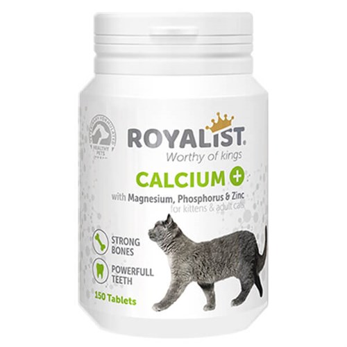 Royalist Calcium Kemik ve Diş Günçlendirici Kedi Tableti