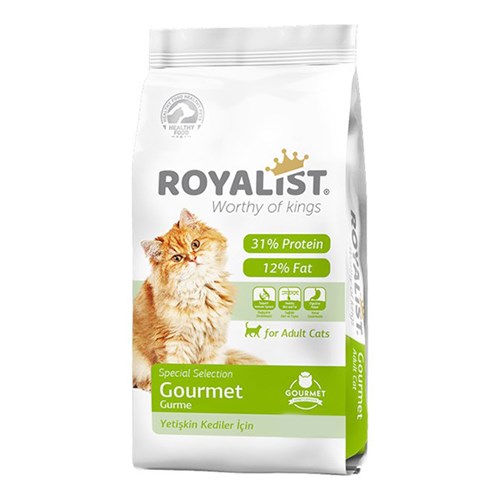 Royalist Premium Gourmet Renkli Taneli Yetişkin Kedi Maması