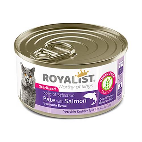 Royalist Tahılsız Somonlu Kısırlaştırılmış Konserve Kedi Maması