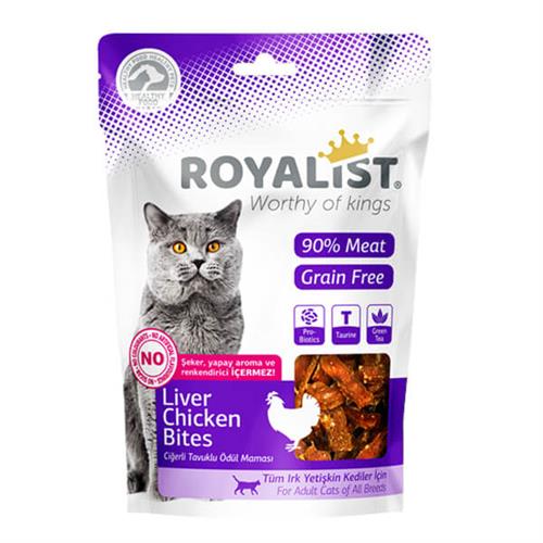 Royalist Tavuk ve Ciğerli Yumuşak Tahılsız Kedi Ödül Maması