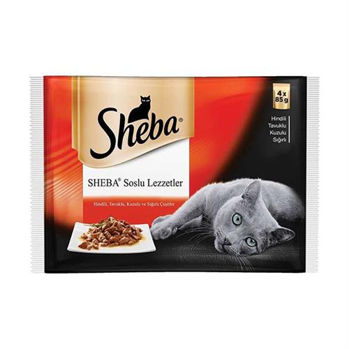 Sheba Cuisine Etli Çeşitler Konserve Kedi Maması