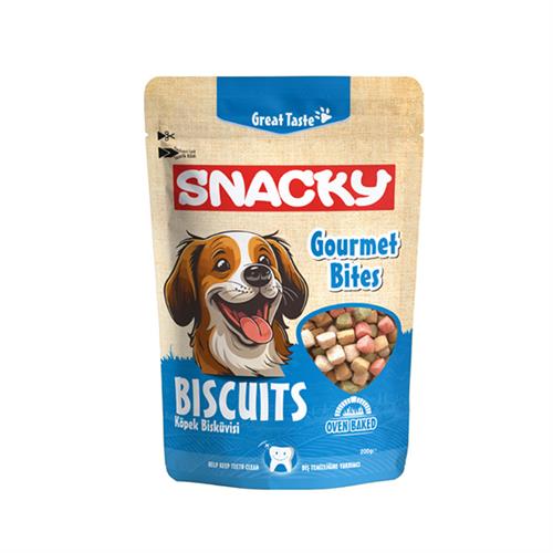Snacky Gourmet Bites Diş Temizliği Destekleyici Köpek Ödül Bisküvisi