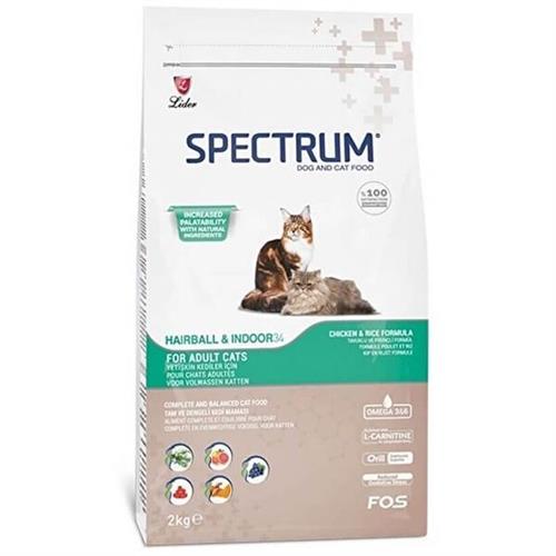 Spectrum Hairball Tavuklu ve Pirinçli Yetişkin Kedi Maması